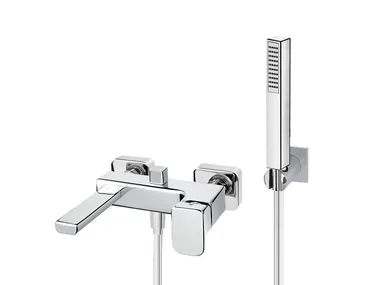 DAILY 44 - 4434017 - Wall-mounted bathtub mixer with hand shower _ Fir Italia